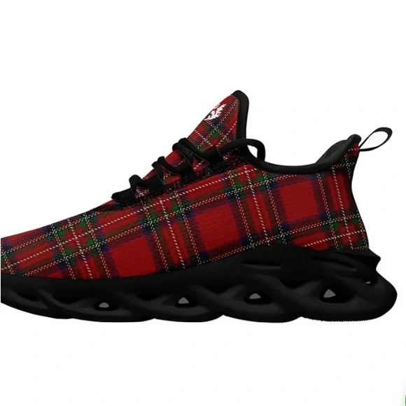 Scottish Tartan Running Shoes - Picture 3 of 8